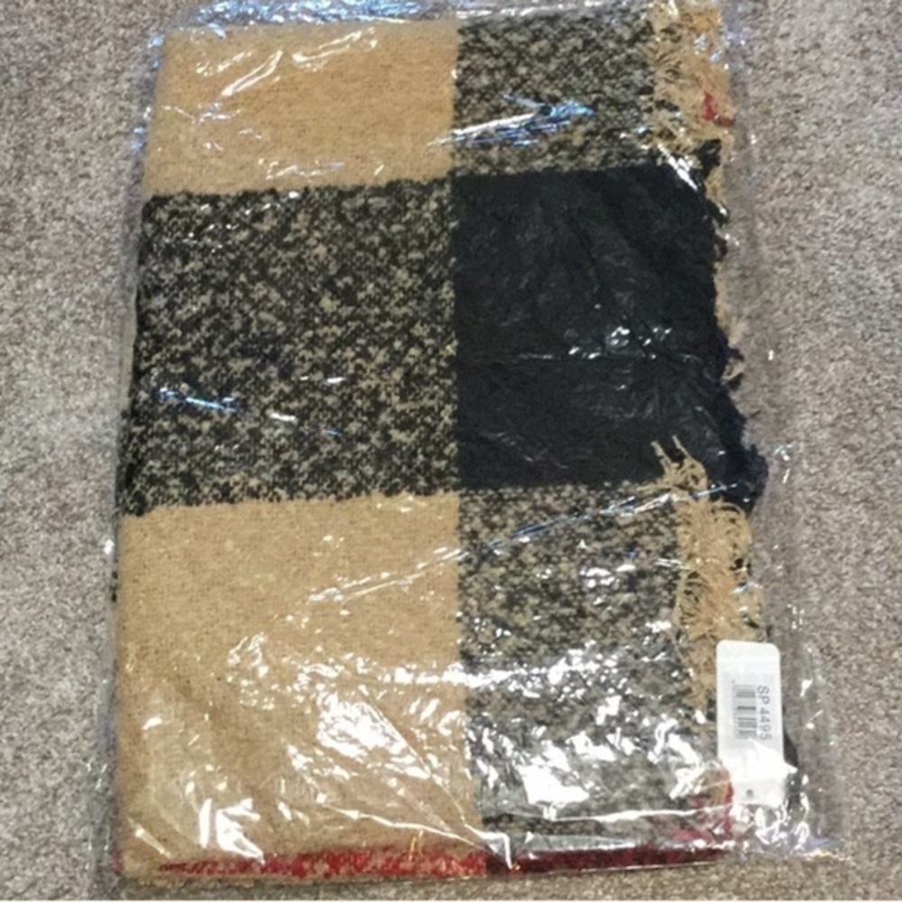 🆕Versatile patterned scarf, multiple patterns NWT - image 4